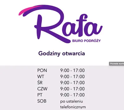 Biuro Podróży - RAFA